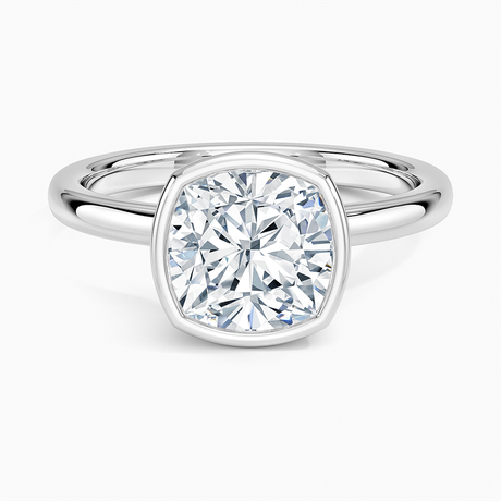Platinum Sylvie Perfect Fit Bezel Solitaire Ring