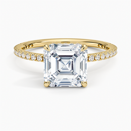14K Yellow Gold Perfect Fit Three-Quarter Diamond Ring (1/4 ct. tw.)