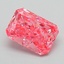 1.10 Ct. Fancy Vivid Pink Radiant Lab Grown Diamond