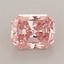 1.22 Ct. Fancy Vivid Pink Radiant Lab Grown Diamond
