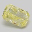 1.93 Ct. Fancy  Yellow Radiant Lab Grown Diamond