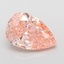 2.00 Ct. Fancy Vivid Pink Pear Lab Grown Diamond