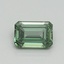 0.53 Ct. Fancy Vivid Green Emerald Lab Grown Diamond