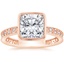 14K Rose Gold Sinclair Art Deco Diamond Ring (1/6 ct. tw.), smalltop view