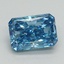 1.03 Ct. Fancy Vivid Blue Radiant Lab Grown Diamond