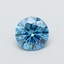 1.06 Ct. Fancy Vivid  Blue Round Lab Grown Diamond