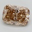5.02 Ct. Fancy  Brown Cushion Lab Grown Diamond