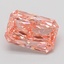 4.09 Ct. Fancy Vivid Pink Radiant Lab Grown Diamond