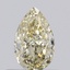 0.40 Ct. Fancy Yellow Pear Lab Grown Diamond