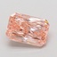 1.28 Ct. Fancy Vivid Pink Radiant Lab Grown Diamond