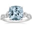 18K White Gold Luxe Willow Diamond Ring (1/4 ct. tw.), smalltop view