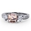 Custom Three Stone Heirloom Sapphire Ring