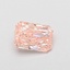 0.45 Ct. Fancy Vivid Pink Radiant Lab Grown Diamond