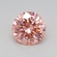 0.44 Ct. Fancy Vivid Pink Round Lab Grown Diamond