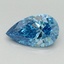 1.01 Ct. Fancy Vivid Blue Pear Lab Grown Diamond