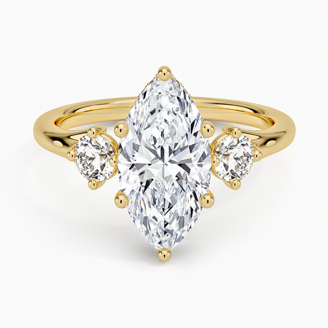 Luxe Floating Three Stone Diamond Ring (1/3 ct. tw.)