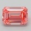 3.11 Ct. Fancy Vivid Pink Emerald Lab Grown Diamond