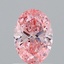 1.09 Ct. Fancy Vivid Pink Oval Lab Grown Diamond