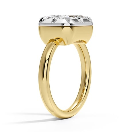 Harper Mixed Metal East-West Diamond Ring