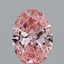 2.03 Ct. Fancy Vivid Pink Oval Lab Grown Diamond