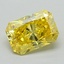 0.50 Ct. Fancy Vivid Yellow Radiant Lab Grown Diamond