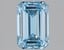 1.42 Ct. Fancy Intense Blue Emerald Lab Grown Diamond