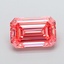 3.12 Ct. Fancy Vivid Pink Emerald Lab Grown Diamond