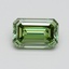 1.01 Ct. Fancy Vivid Green Emerald Lab Grown Diamond