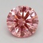1.13 Ct. Fancy Vivid Pink Round Lab Grown Diamond