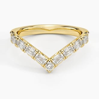 Nathalie Emerald-Cut and Asscher Diamond Contour Ring