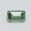 0.50 Ct. Fancy Intense Pacific Green Emerald Lab Grown Diamond