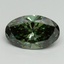 2.08 Ct. Fancy Vivid Green Oval Lab Grown Diamond