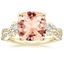 18K Yellow Gold Luxe Willow Three Stone Diamond Ring (1/2 ct. tw.), smalltop view