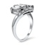 The Tamarix Ring, smalltop view on a hand