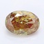 1.10 Ct. Fancy Intense Green Oval Lab Grown Diamond