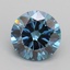 2.02 Ct. Fancy Vivid Blue Round Lab Grown Diamond