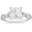 18K White Gold Luxe Willow Diamond Ring (1/4 ct. tw.), smalltop view