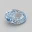 3.10 Ct. Fancy Vivid Blue Oval Lab Grown Diamond