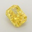 2.16 Ct. Fancy Vivid  Yellow Radiant Lab Grown Diamond