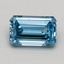 0.70 Ct. Fancy Intense Blue Emerald Lab Grown Diamond