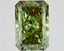 10.40 Ct. Fancy Vivid  Green Radiant Lab Grown Diamond