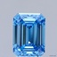 2.06 Ct. Fancy Vivid  Blue Emerald Lab Grown Diamond