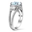 Split-Shank Aquamarine and Diamond Ring, smallview