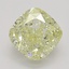 1.01 Ct. Fancy Light Yellow Cushion Diamond