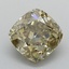 0.60 Ct. Fancy Brownish Greenish Yellow Cushion Diamond