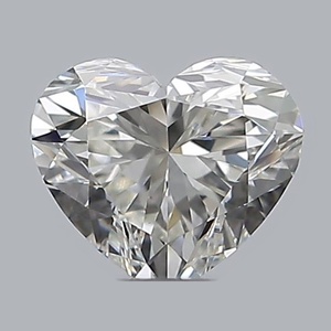 Heart diamond — real photo