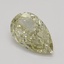 1.03 Ct. Fancy Brownish Greenish Yellow Pear Diamond