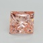 1.50 Ct. Fancy Intense Pink Princess Lab Grown Diamond