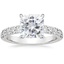18K White Gold Anthology Half-Coverage Diamond Ring (1/2 ct. tw.), smalltop view