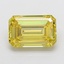 5.51 Ct. Fancy Intense Yellow Emerald Lab Grown Diamond